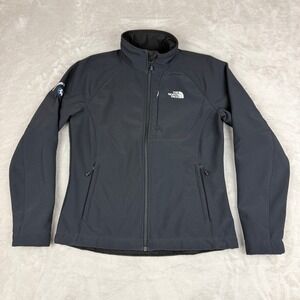 The North Face Apex Bionic Jacket Womens Medium Black Softshell Full Zip Outdoor